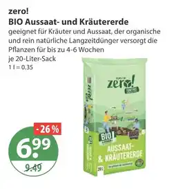 V Markt Zero! bio aussaat- und kräutererde Angebot
