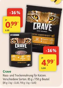 Fressnapf Crave 85 g-beutel Angebot