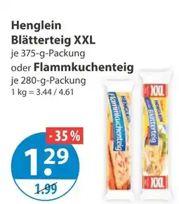 V Markt Henglein blätterteig xxl Angebot