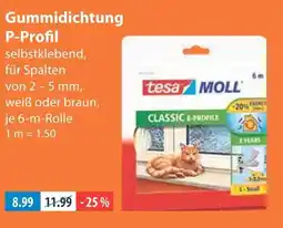 V Markt Tesa moll gummidichtung p-profil Angebot