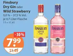 V Markt Finsbury dry gin Angebot