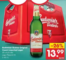 Netto Marken-Discount Budweiser budvar original czech imported lager Angebot