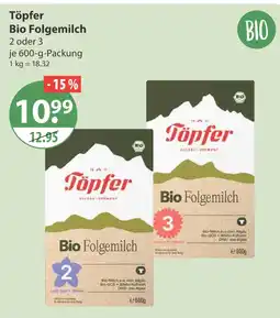 V Markt Töpfer bio folgemilch 2 Angebot