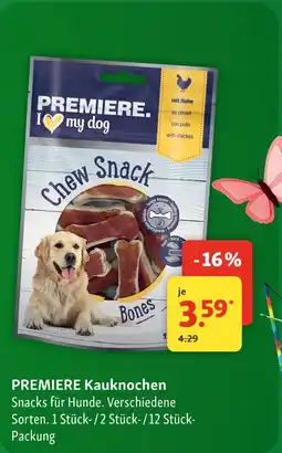 Fressnapf Premiere kauknochen Angebot