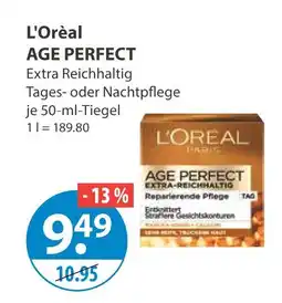 V Markt L'oréal age perfect Angebot