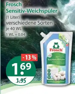 V Markt Frosch sensitiv-weichspüler Angebot