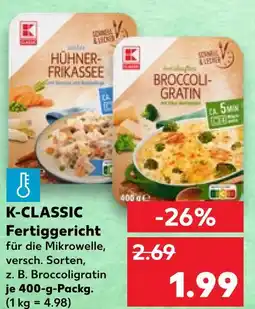 Kaufland K-classic hühnerfrikassee Angebot