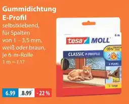 V Markt Tesa moll gummidichtung e-profil Angebot