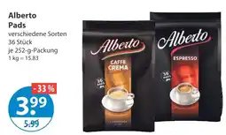 V Markt Alberto pads caffè crema Angebot