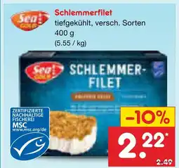 Netto Marken-Discount Sea gold schlemmerfilet Angebot