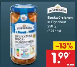 Netto Marken-Discount Bockwürstchen Angebot