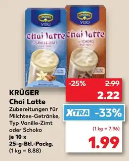 Kaufland Krüger chai latte typ vanille-zimt Angebot