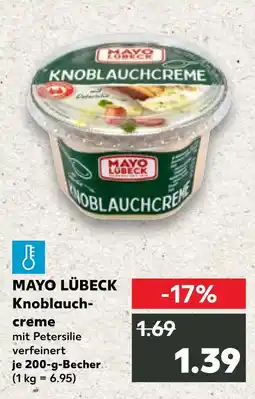 Kaufland Mayo lübeck knoblauchcreme Angebot