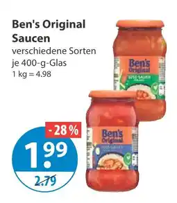 V Markt Ben's original saucen Angebot