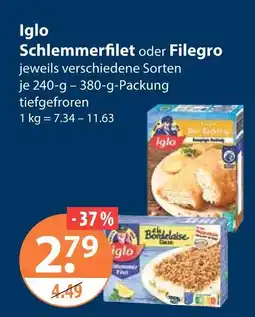V Markt Iglo schlemmerfilet Angebot