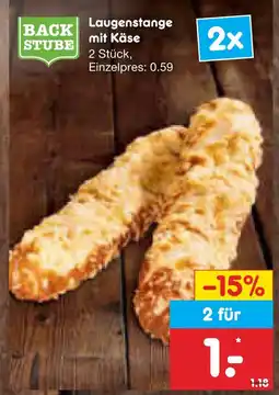 Netto Marken-Discount Backstube laugenstange mit käse Angebot