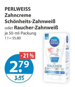 V Markt Perlweiss zahncreme schönheits-zahnweiß Angebot