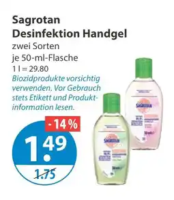 V Markt Sagrotan desinfektion handgel Angebot