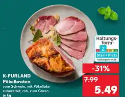 Kaufland K-purland pökelbraten Angebot