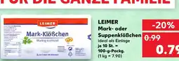 Kaufland Leimer mark- oder suppenklößchen Angebot