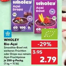 Kaufland Wholey bio-açaí smoothie-bowl Angebot
