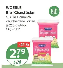 V Markt Woerle bio-käsestücke Angebot