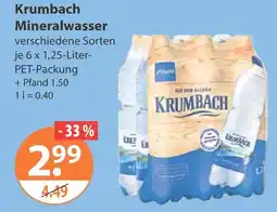 V Markt Krumbach mineralwasser Angebot