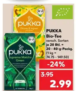 Kaufland Pukka bio-tee Angebot