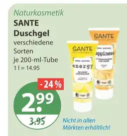 V Markt Sante duschgel Angebot