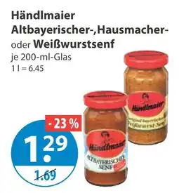 V Markt Händlmaier altbayerischer senf Angebot