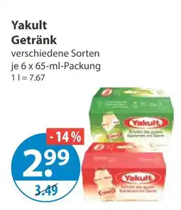V Markt Yakult getränk Angebot