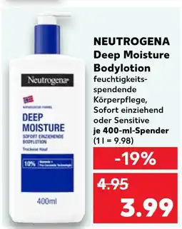 Kaufland Neutrogena deep moisture bodylotion Angebot