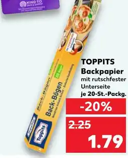 Kaufland Toppits backpapier Angebot