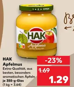 Kaufland Hak apfelmus Angebot