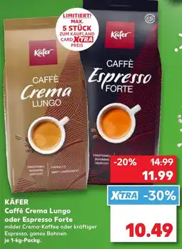 Kaufland Käfer caffè crema lungo Angebot
