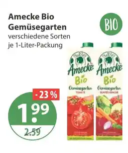 V Markt Amecke bio gemüsegarten Angebot