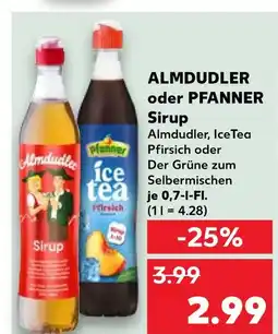 Kaufland Almdudler sirup Angebot