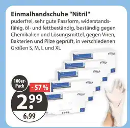 V Markt Einmalhandschuhe nitril Angebot