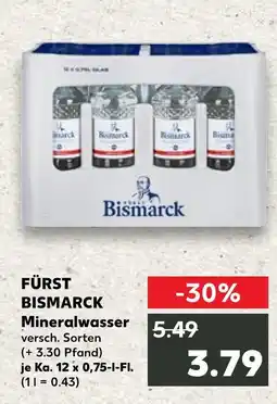 Kaufland Fürst bismarck mineralwasser Angebot