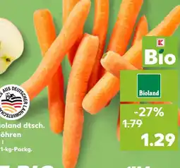 Kaufland Bioland bio möhren Angebot