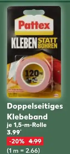 Kaufland Pattex doppelseitiges klebeband Angebot