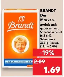 Kaufland Brandt der markenzwieback Angebot