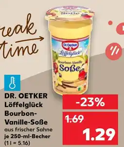 Kaufland Dr. oetker löffelglück bourbon-vanille-soße Angebot