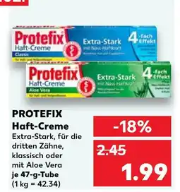 Kaufland Protefix haft-creme extra-stark classic Angebot