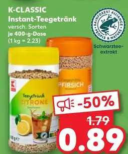 Kaufland K-classic instant-teegetränk zitrone Angebot