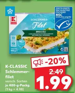 Kaufland K-classic schlemmerfilet Angebot
