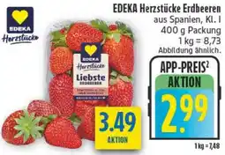 diska EDEKA Herzstücke Erdbeeren Angebot