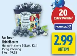 diska San Lucar Heidelbeeren Angebot
