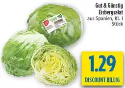 diska Gut & Günstig Eisbergsalat Angebot