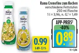 diska Rama Cremefine zum Kochen Angebot